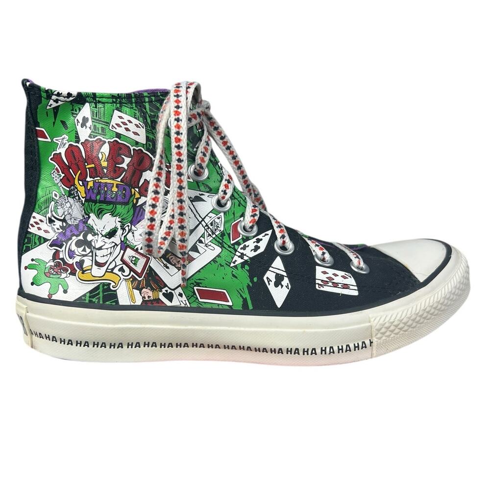 Rare Limited Edition Converse Unisex Jokers Wild High Top Sneaker Size M 6 W 8